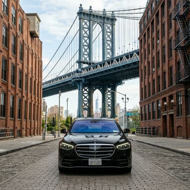 Mercedes S-Class — typical black car fleet