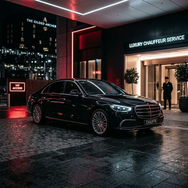 Black car service at JFK Airport in New York