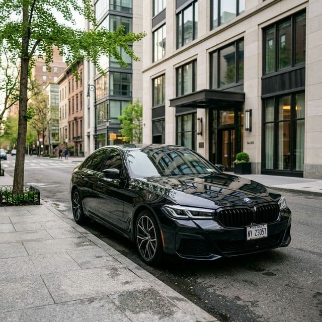 Executive Sedan: Mercedes-Benz E-Class or BMW 5 Series