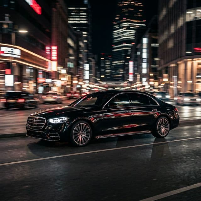 Chauffeur Service NYC fleet — Mercedes S-Class
